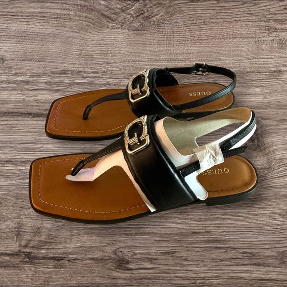 Guess Gwarenna Slingback Thong Sandals NIB Size 9 - Picture 7 of 8